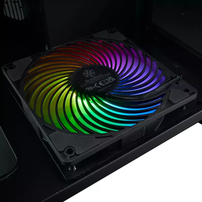 Aušintuvas orinis SilverStone Penetrator SST-AP120SKB-ARGB 12 cm 2000 RPM