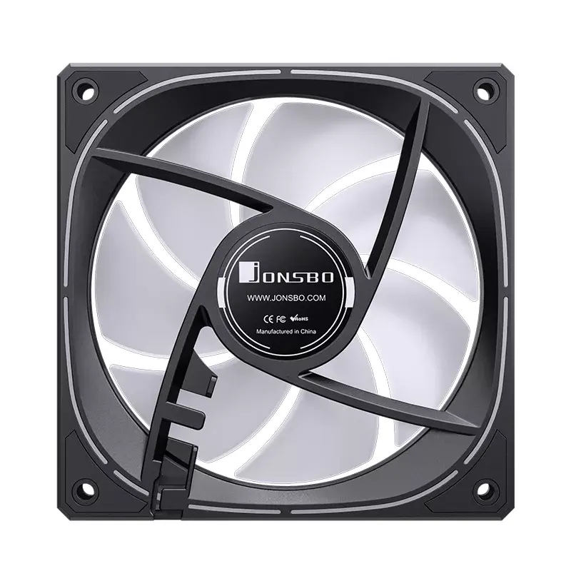 Kompiuterio ventiliatorius Jonsbo FR-505BR 12 cm juodas baltas 800-1800 RPM 47.2 CFM