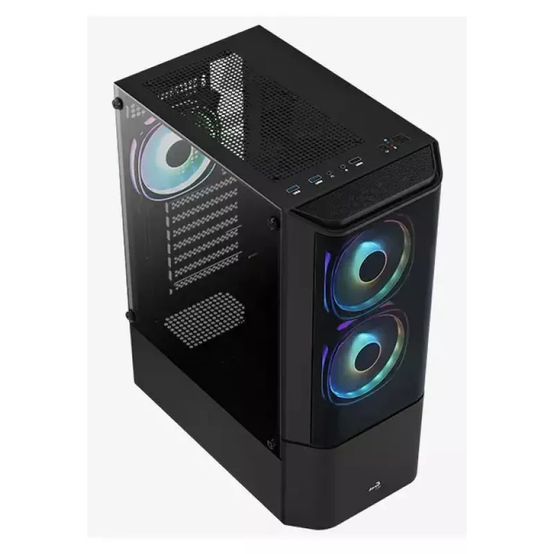 PC korpusas Aerocool Quantum Midi Tower juodas