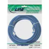 InLine Patch Laidas S/FTP PiMF Cat.6A halogen-free 500MHz mėlynas 10m