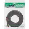 InLine Flat Ultraslim Patch Cable U/UTP Cat.6 Gigabit ready juodas 1m