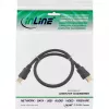 InLine High Speed HDMI laidas su Ethernet Premium 4K2K vyriškas / vyriškas juodas 3 m