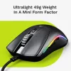 Pelėdas Glorious Gaming Model O 2 Mini Gaming Mouse RGB Juodas