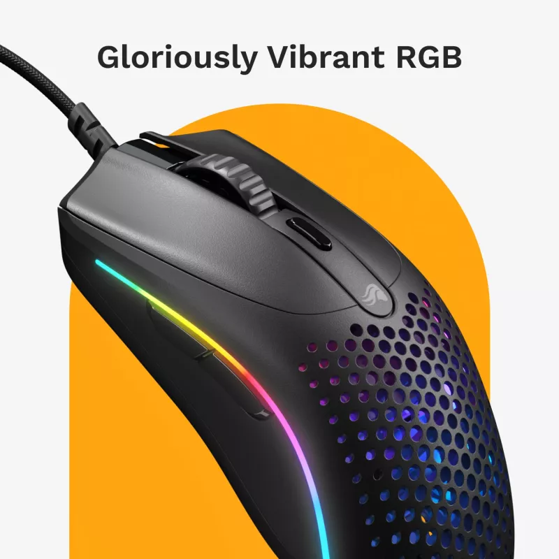 Pelėdas Glorious Gaming Model O 2 Mini Gaming Mouse RGB Juodas