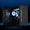 PC korpusas Silverstone SETA H1 Midi Tower juodas