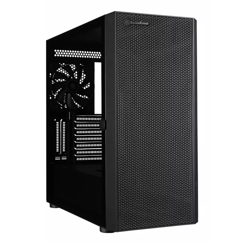 PC korpusas Silverstone SETA H1 Midi Tower juodas