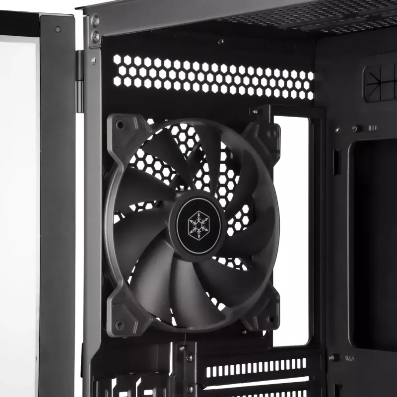PC korpusas Silverstone SETA H1 Midi Tower juodas