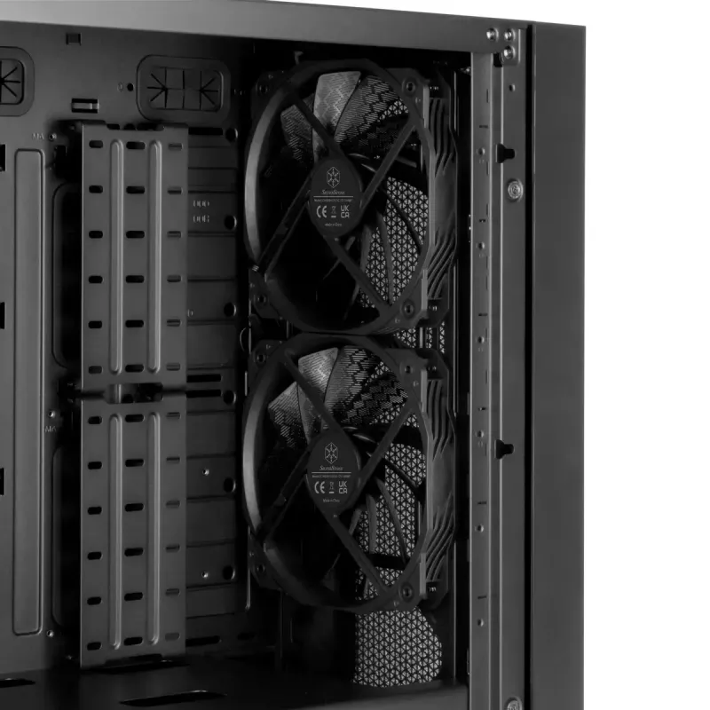 PC korpusas Silverstone SETA H1 Midi Tower juodas