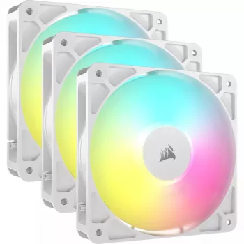 Ventiliatorių rinkinys Corsair RS120 ARGB 120 mm baltas 3 vnt.