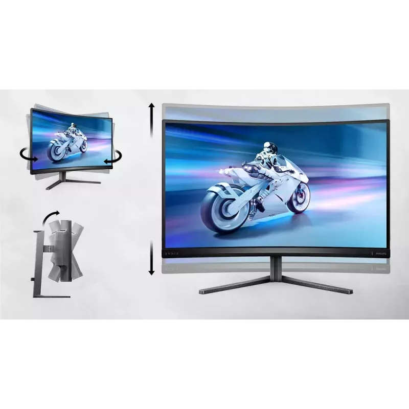 Philips Evnia 5000 32M2C5500W/00 monitorius 80 cm (31,5 col.) 2560 x 1440 pikseliai Quad HD LCD juodas