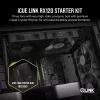 CORSAIR iCUE LINK RX120 120mm ventiliatorių rinkinys (3 vnt.)