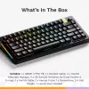 Mechaninė žaidimų klaviatūra GLORIOUS GMMK 3 PRO HE 75% belaidė RF + Bluetooth, RGB, US QWERTY, juoda