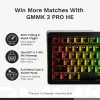 Mechaninė žaidimų klaviatūra GLORIOUS GMMK 3 PRO HE 75% belaidė RF + Bluetooth, RGB, US QWERTY, juoda