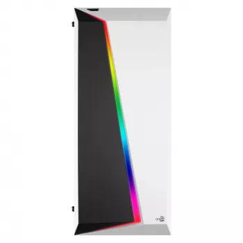 PC korpusas Aerocool Cylon Pro grūdintas stiklas Midi Tower baltas