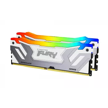 Kingston FURY Renegade DDR5 RGB 48GB (2x24GB) 8400MT/s CL40 CUDIMM Baltas XMP