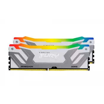 Kingston FURY Renegade DDR5 RGB 48GB (2x24GB) 8400MT/s CL40 CUDIMM Baltas XMP