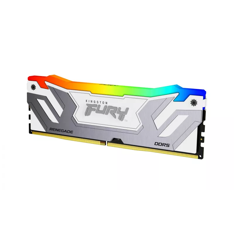 Kingston FURY Renegade DDR5 RGB 48GB (2x24GB) 8400MT/s CL40 CUDIMM Baltas XMP