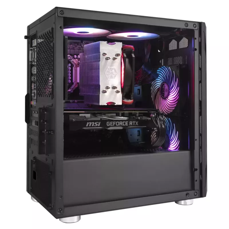 Korpusas Silverstone FARA H1M Micro Tower Juodas
