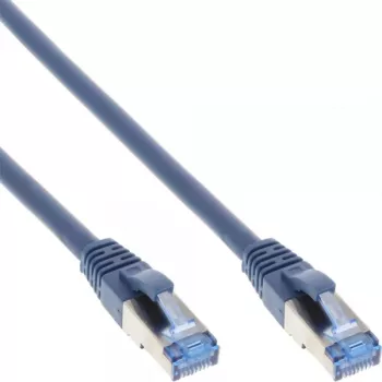 InLine Patch Laidas S/FTP PiMF Cat.6A halogen free 500MHz mėlynas 5m