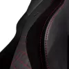 Žaidimų kėdė noblechairs Hero PU Leather – oro pripūsta sėdynė, paminkštintas atlošas, juoda, 137 cm aukštis, 150 kg talpa