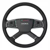 Moza Racing TSW vairas, 400 mm, PC, laidinis ir belaidis, juodas, aliuminis, dirbtinė oda, polimeras, kabelis