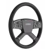 Moza Racing TSW vairas, 400 mm, PC, laidinis ir belaidis, juodas, aliuminis, dirbtinė oda, polimeras, kabelis