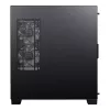 Korpusas Phanteks XT View Tower Juodas – Midi bokštas, grūdintas stiklas, RGB, tinka ATX/EATX/Micro-ATX/Mini-ITX, GPU iki 41,5 cm, CPU aušintuvas 184 mm