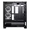 Korpusas Phanteks XT View Tower Juodas – Midi bokštas, grūdintas stiklas, RGB, tinka ATX/EATX/Micro-ATX/Mini-ITX, GPU iki 41,5 cm, CPU aušintuvas 184 mm