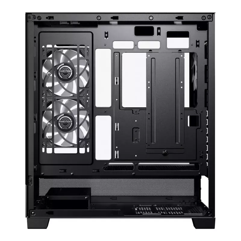 Korpusas Phanteks XT View Tower Juodas – Midi bokštas, grūdintas stiklas, RGB, tinka ATX/EATX/Micro-ATX/Mini-ITX, GPU iki 41,5 cm, CPU aušintuvas 184 mm