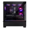 Korpusas Phanteks XT View Tower Juodas – Midi bokštas, grūdintas stiklas, RGB, tinka ATX/EATX/Micro-ATX/Mini-ITX, GPU iki 41,5 cm, CPU aušintuvas 184 mm