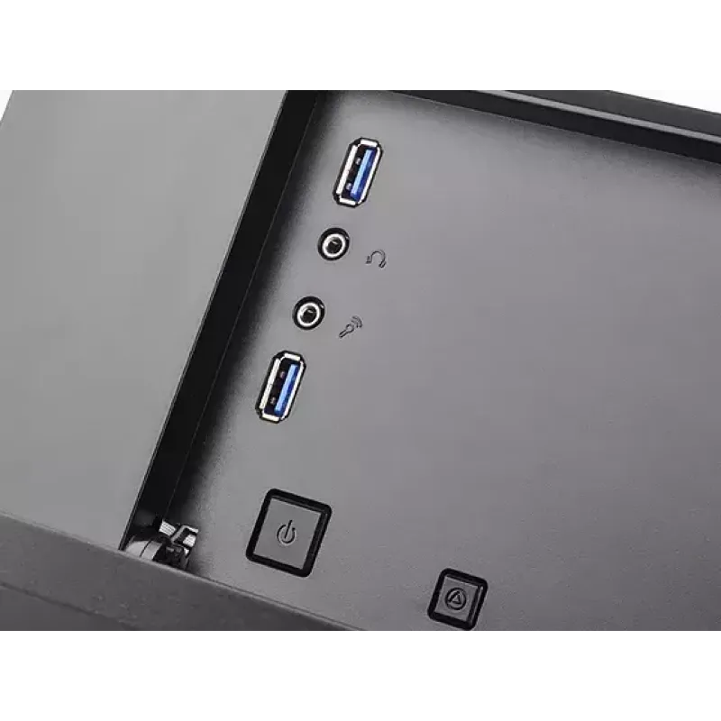 PC korpusas SilverStone GD10 HTPC juodas