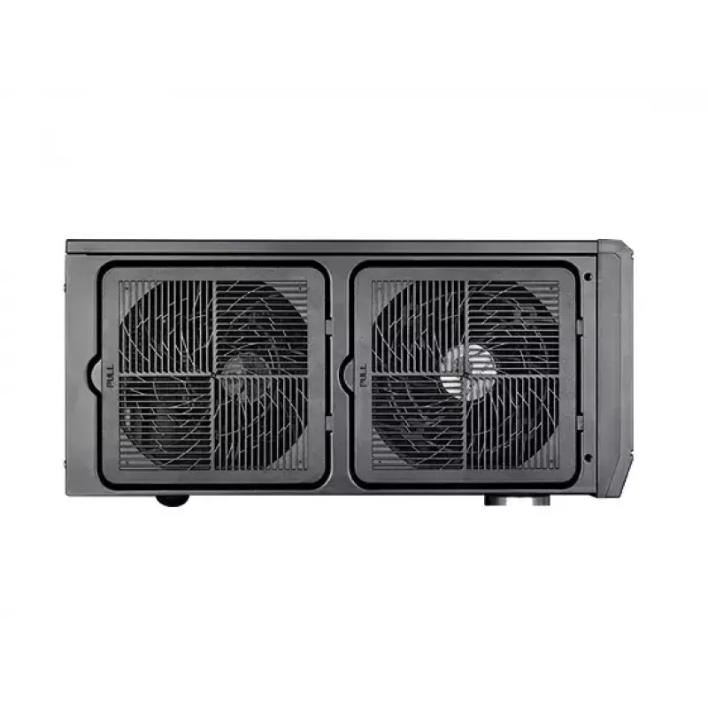 PC korpusas SilverStone GD10 HTPC juodas