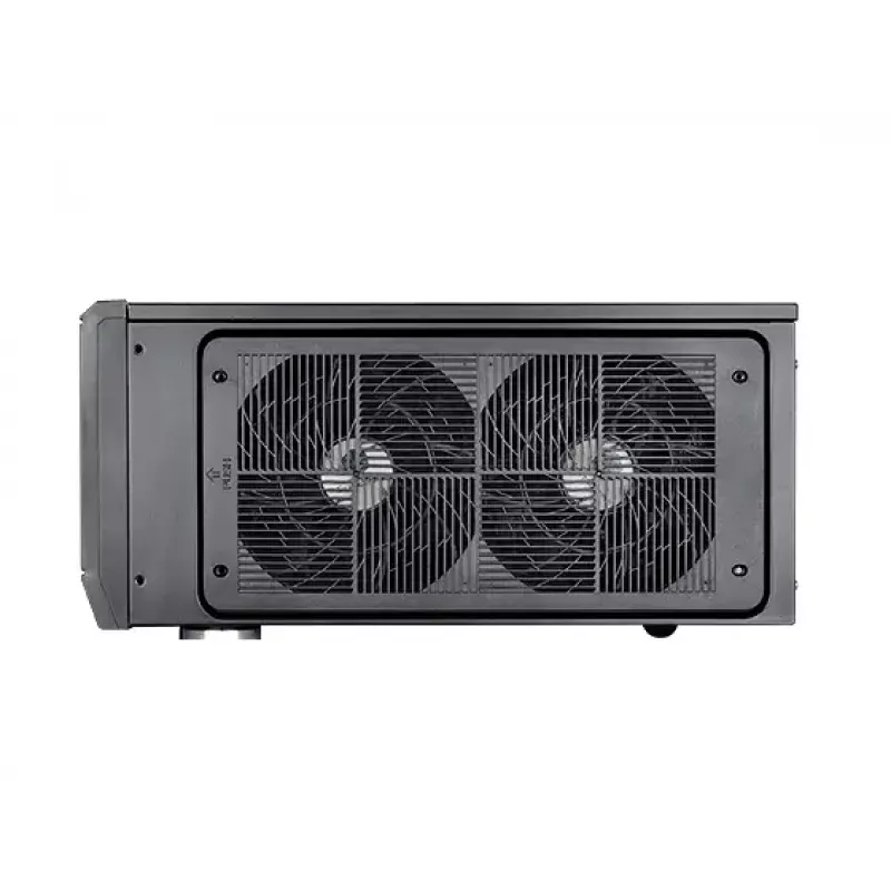 PC korpusas SilverStone GD10 HTPC juodas