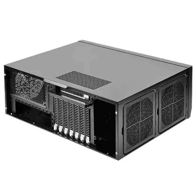 PC korpusas SilverStone GD10 HTPC juodas
