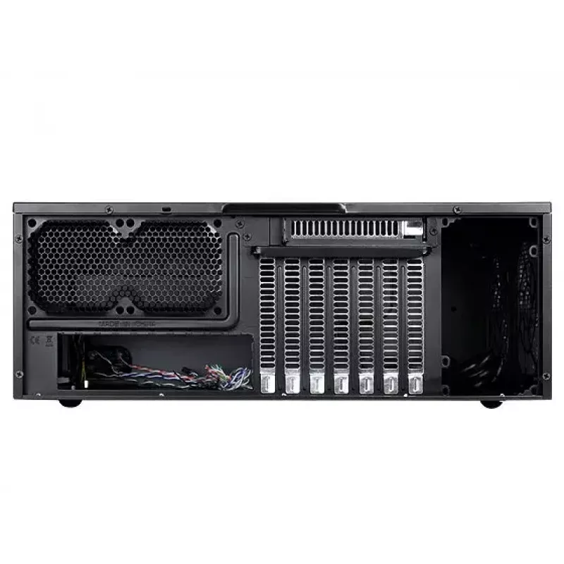 PC korpusas SilverStone GD10 HTPC juodas