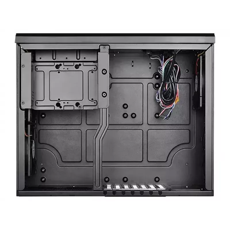 PC korpusas SilverStone GD10 HTPC juodas