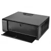 PC korpusas SilverStone GD10 HTPC juodas