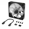 Ventiliatorius Corsair iCUE LINK RX140 RGB 14 cm Juodas 300-1700 RPM Magnetinis guolis