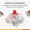Mechaninė klaviatūra GLORIOUS GMMK 3 PRO 75% Prebuilt Wireless, USB + RF + Bluetooth, QWERTY, sidabrinė