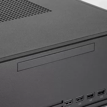 Korpusas SilverStone MILO 11 SST-ML11B plonas Micro-ATX staliniam kompiuteriui