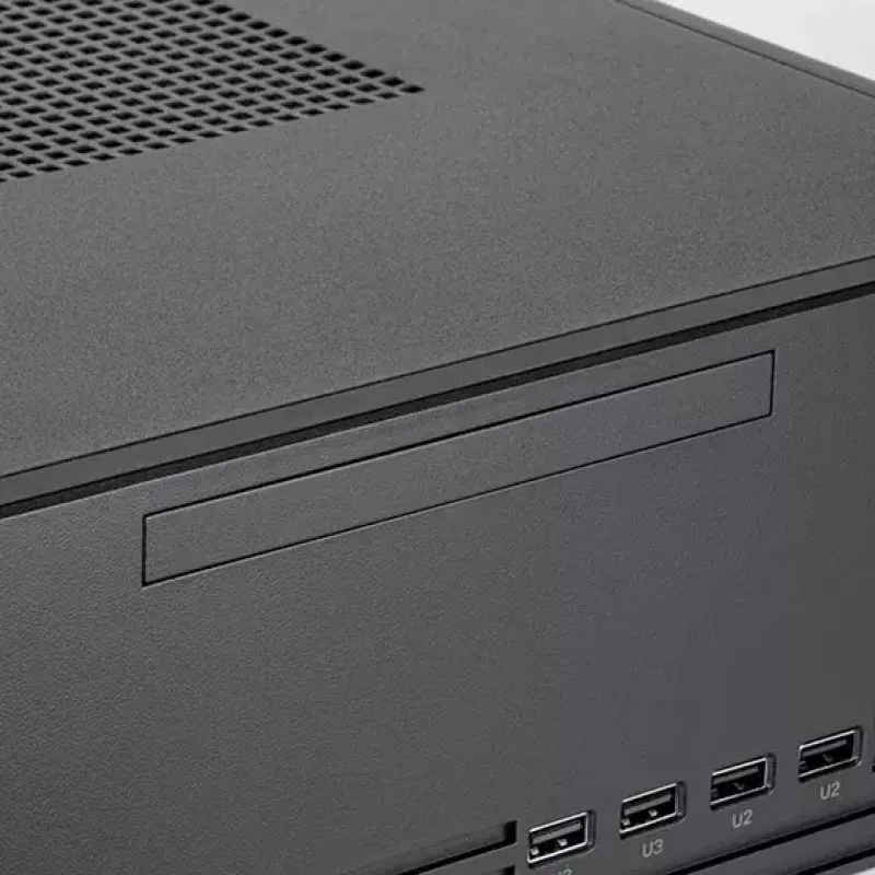 Korpusas SilverStone MILO 11 SST-ML11B plonas Micro-ATX staliniam kompiuteriui