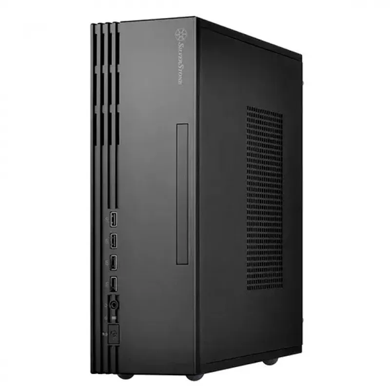 Korpusas SilverStone MILO 11 SST-ML11B plonas Micro-ATX staliniam kompiuteriui