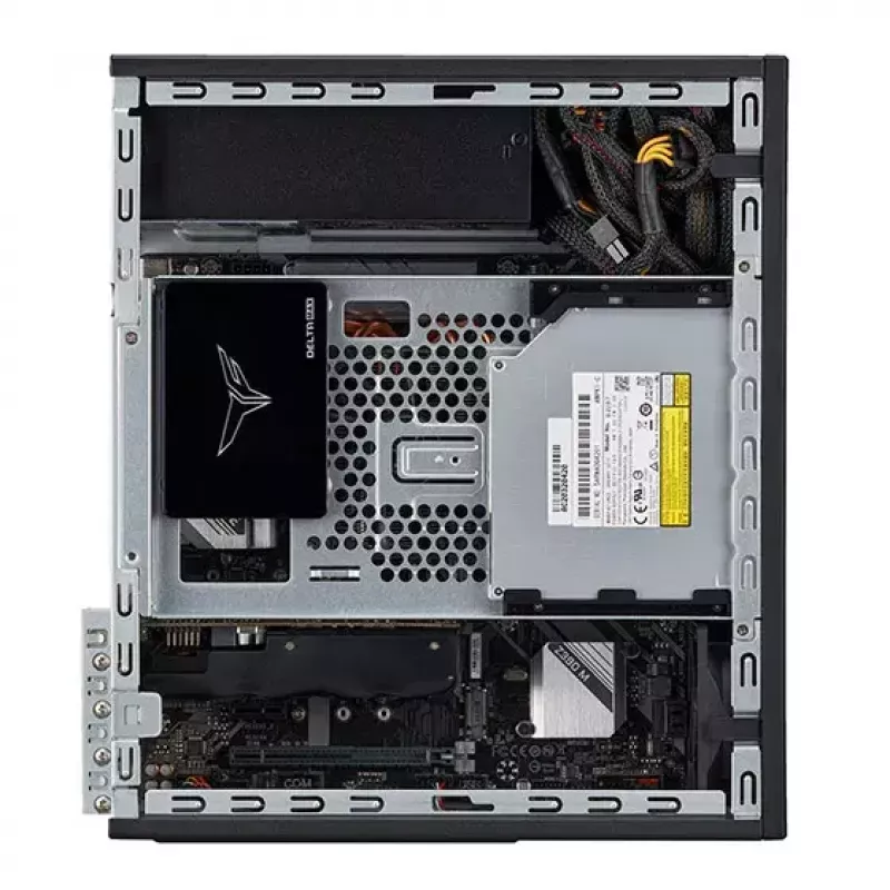 Korpusas SilverStone MILO 11 SST-ML11B plonas Micro-ATX staliniam kompiuteriui