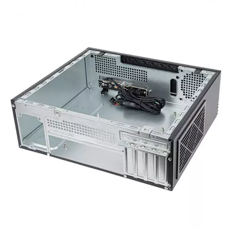 Korpusas SilverStone MILO 11 SST-ML11B plonas Micro-ATX staliniam kompiuteriui