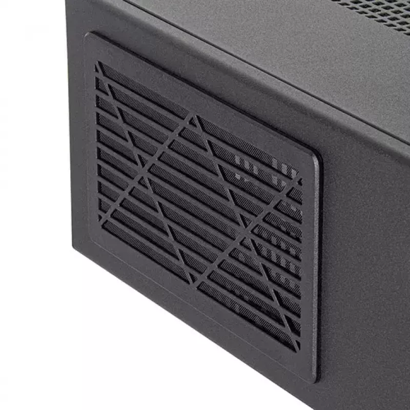 Korpusas SilverStone MILO 11 SST-ML11B plonas Micro-ATX staliniam kompiuteriui