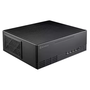 Korpusas SilverStone MILO 11 SST-ML11B plonas Micro-ATX staliniam kompiuteriui