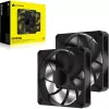 Ventiliatorius Corsair RS140 MAX kompiuterio korpusui 14 cm Juodas 2 vnt