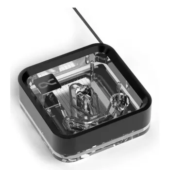 Vandens blokas procesoriui Alphacool Core 1 LT Aurora Acrylic Copper Nickel Black Transparent