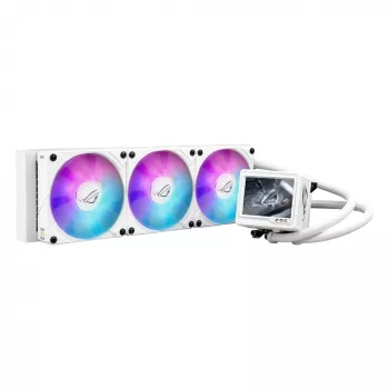 ASUS ROG RYUJIN III 360 ARGB EXTREME WHT Skysčio aušintuvas procesoriui 360 mm 3x120 mm Baltas