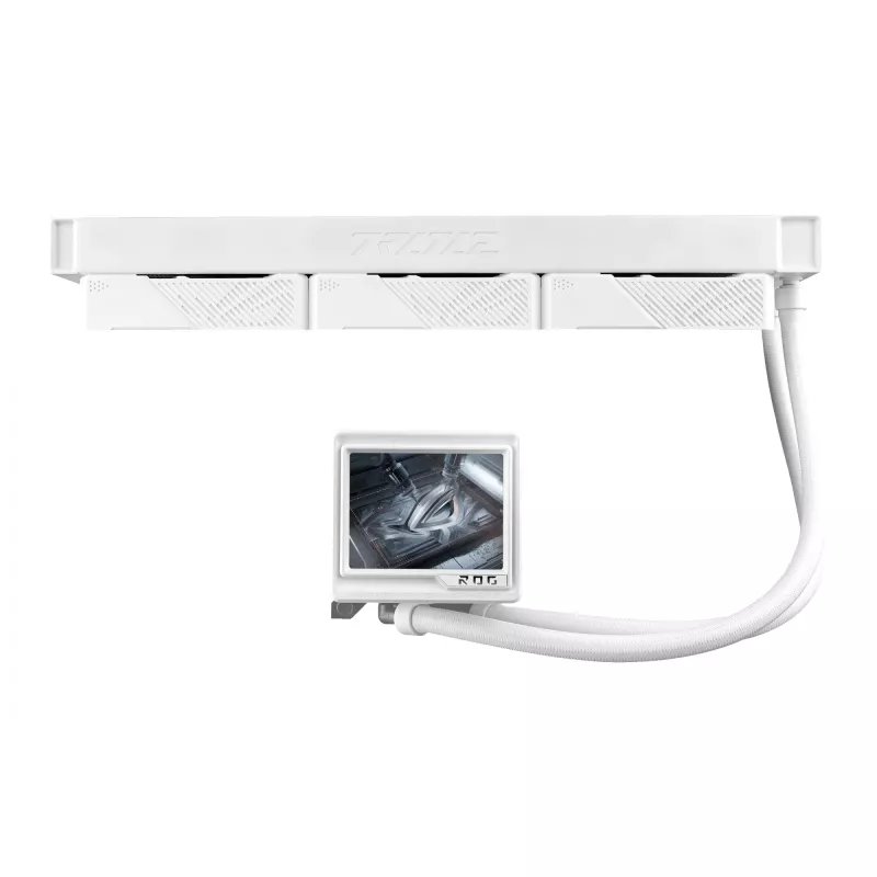 ASUS ROG RYUJIN III 360 ARGB EXTREME WHT Skysčio aušintuvas procesoriui 360 mm 3x120 mm Baltas